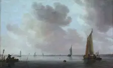 Fishing Boats off an Estuary, 1633. Creator: Jan van Goyen