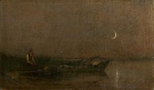 Fishing by Moonlight, 1880-1900. Creator: Ladislav Mednyanszky