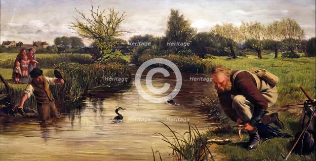 Fishing by Proxy, 1874. Creator: James Clarke Hook.