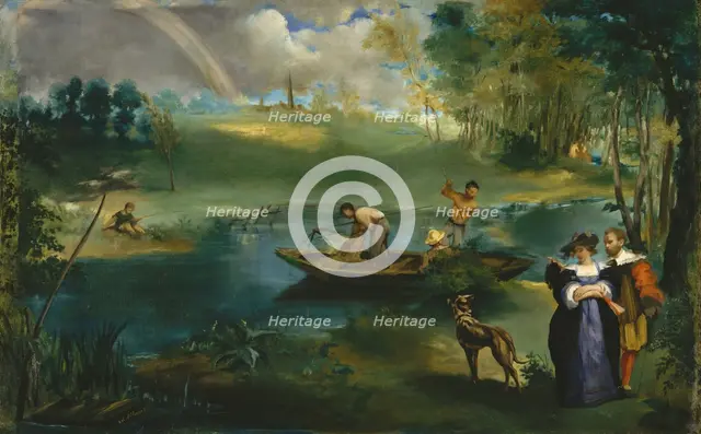 Fishing, ca. 1862-63. Creator: Edouard Manet.