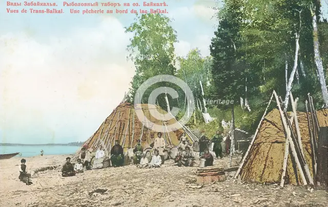 Fishing camp on Lake Baikal, 1904-1917. Creator: Unknown.