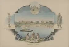 Fishing campsites, 1862-1887. Creator: Mikhail Znamensky