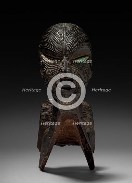 Fishing Canoe Prow, 1800s. Creator: Unknown.