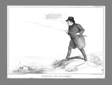 Fishing for Gudgeons 1835. Creator: John Doyle
