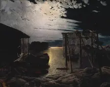 Fishing Hut, 1883. Creator: Aukusti Uotila