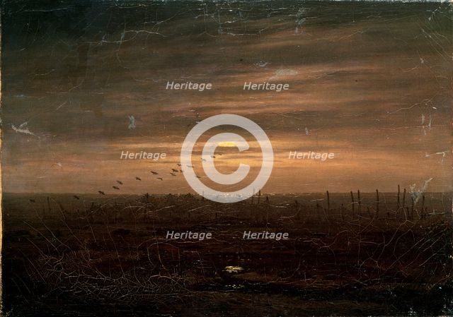 'Fishing Nets', late 18th or 19th century. Artist: Caspar David Friedrich