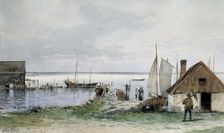 Fishing Spot at Blekinge, 1880-1924. Creator: Anna Palm de Rosa