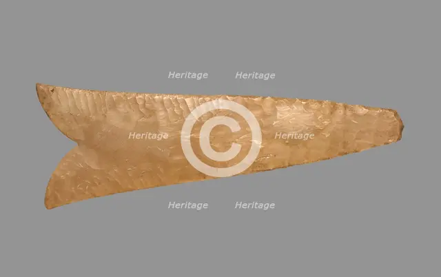 Fishtail Knife, 4000-3000 BC. Creator: Unknown.