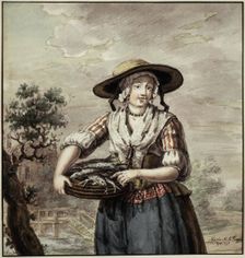 Fishwife, 1772. Creator: Maria Margaretha la Fargue
