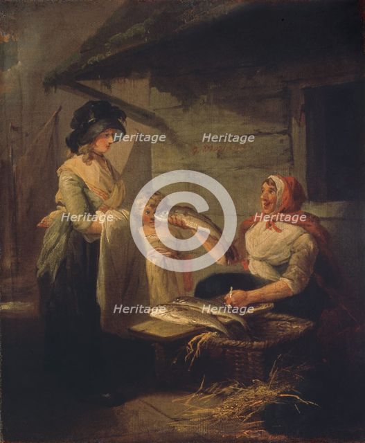 Fishwife, End 1780s. Creator: Morland, George (1736-1804).