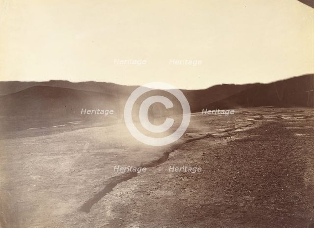 Fissure Vent at Steamboat Springs, Nevada, 1867. Creator: Tim O'Sullivan.