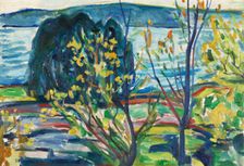 Fjordlandskap (Fjord Landscape), 1914-1926. Creator: Edvard Munch