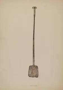 Flue Shovel, c. 1937. Creator: John Cooke