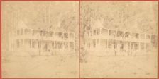 Flume House, Santa Cruz Mountains, 1860s. Creator: Unknown