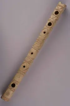 Flute, Iran, 9th century. Creator: Unknown