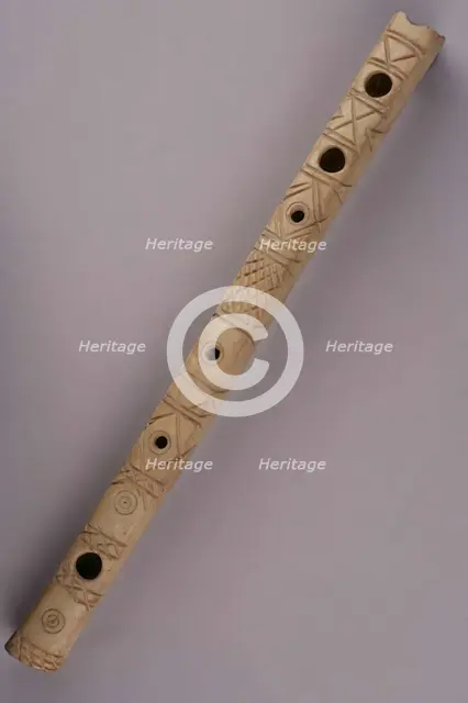 Flute, Iran, 9th century. Creator: Unknown.