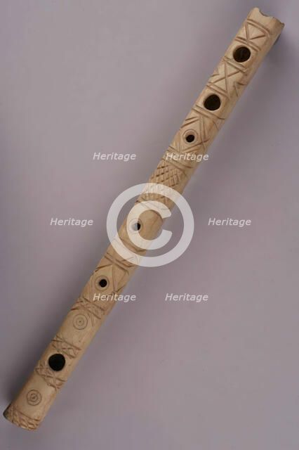 Flute, Iran, 9th century. Creator: Unknown.