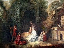 Flute Player by Jean-Antoine Watteau