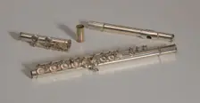 Flute used by Alton Augustus Adams Sr., ca. 1915. Creator: Cundy-Bettoney Company