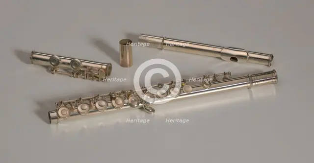 Flute used by Alton Augustus Adams Sr., ca. 1915. Creator: Cundy-Bettoney Company.