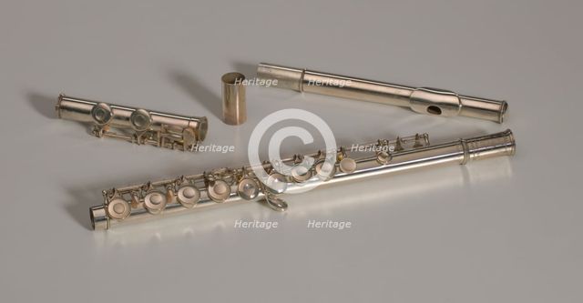 Flute used by Alton Augustus Adams Sr., ca. 1915. Creator: Cundy-Bettoney Company.