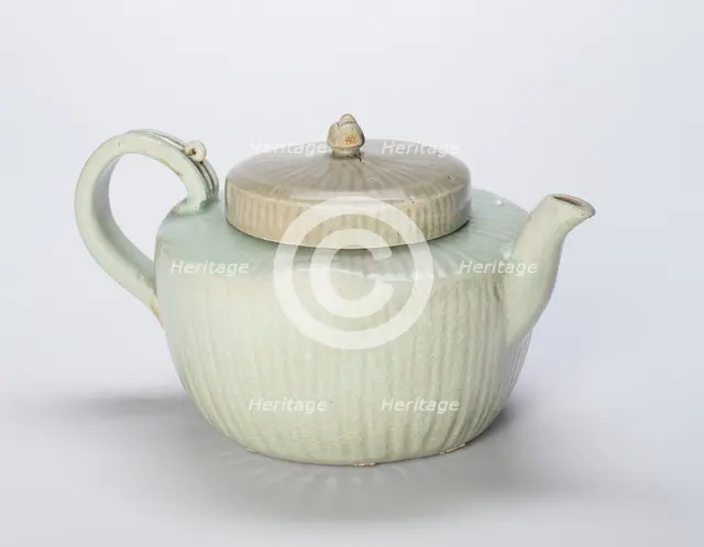 Fluted Teapot, Korea, Goryeo dynasty (918-1392), 13th century. Creator: Unknown.