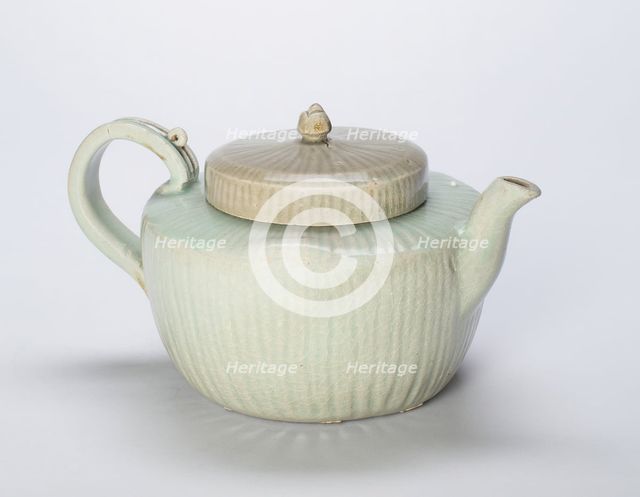 Fluted Teapot, Korea, Goryeo dynasty (918-1392), 13th century. Creator: Unknown.
