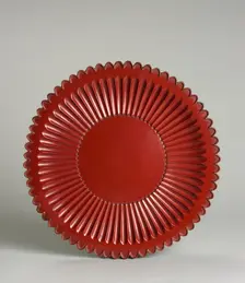 Fluted Tray, 14th Century. Creator: Unknown