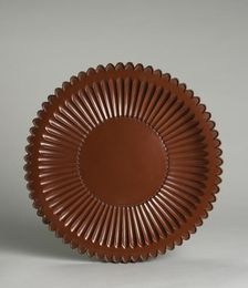 Fluted Tray, 14th Century. Creator: Unknown