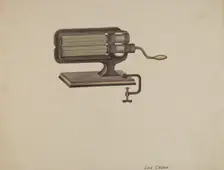 Fluting Iron, 1935/1942. Creator: Lon Cronk