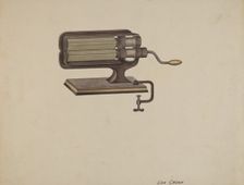 Fluting Iron, 1935/1942. Creator: Lon Cronk
