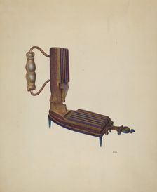 Fluting Iron, c. 1940. Creator: Joseph L. Boyd