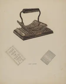 Fluting Iron, c. 1938. Creator: Albert Geuppert