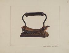 Fluting Iron, c. 1938. Creator: Regina Henderer