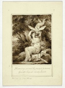 Fluttering Spread Thy Purple Pinions, Gentle, n.d. Creator: John Wood the Younger