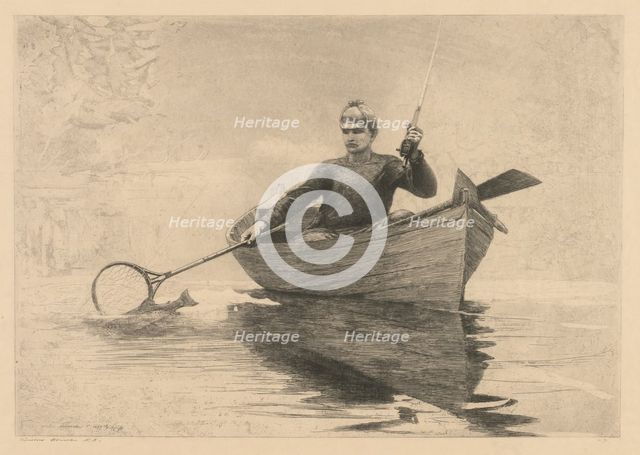 Fly Fishing, 1889. Creator: Winslow Homer (American, 1836-1910).