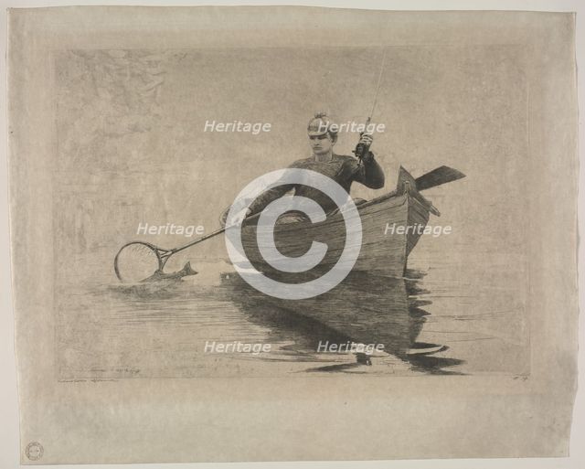 Fly Fishing. Creator: Winslow Homer (American, 1836-1910).