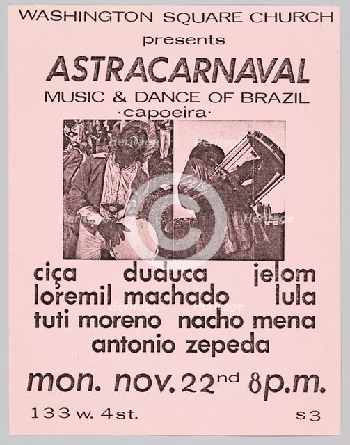 Flyer advertising Astracarnaval, 1976. Creator: Unknown.