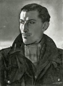 Flying Officer R.C. Dafforn, DFC, 1941. Creator: Eric Kennington