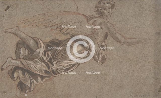 Flying Angel, 17th century. Creator: Anon.