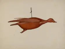Flying Duck, c. 1939. Creator: Malcolm Hackney