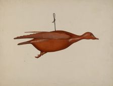 Flying Duck, c. 1939. Creator: Malcolm Hackney