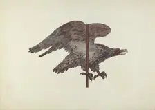 Flying Eagle Weather Vane, 1935/1942. Creator: Robert Barton