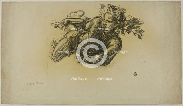 Flying Figure, 1837/75. Creator: Alfred George Stevens.
