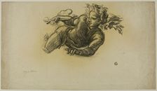 Flying Figure, 1837/75. Creator: Alfred George Stevens