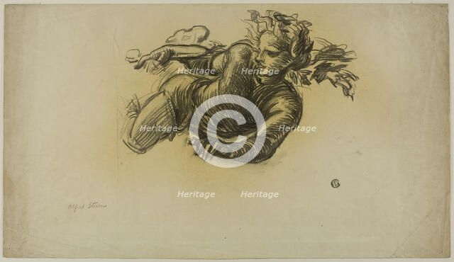 Flying Figure, 1837/75. Creator: Alfred George Stevens.