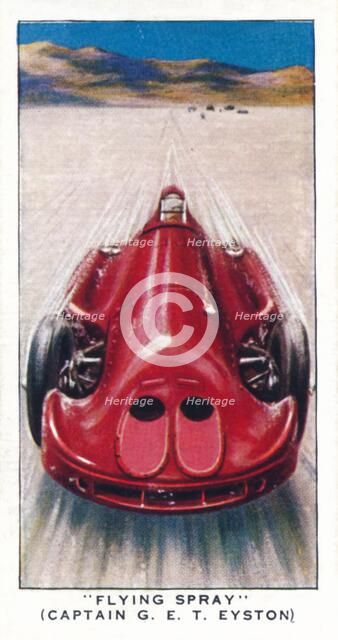 Flying Spray (Captain G. E. T. Eyston)', 1938. Artist: Unknown.