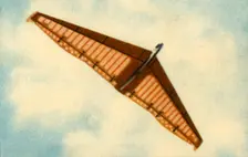 Flying wing model plane, 1932. Creator: Unknown