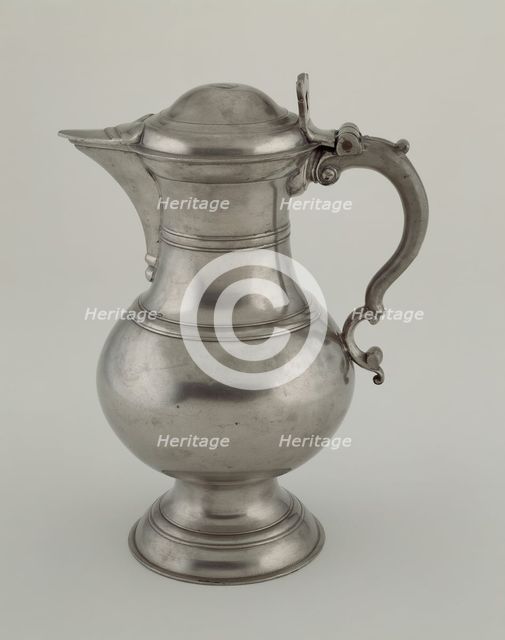 Flagon, 1765/80. Creator: William Will.