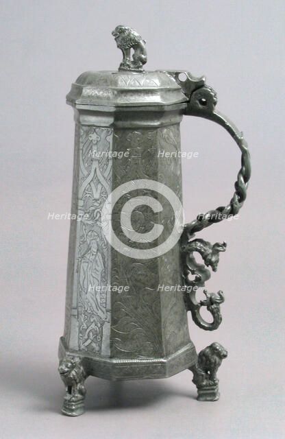 Flagon, German, late 15th century. Creator: Unknown.